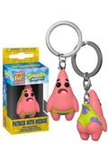 Funko Pocket Pop Patrick with Wedge anahtarlık, kutu, ön ve arka görünüm