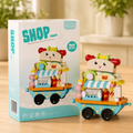 Mini Fast Food Shop Track Blok Yapı Taşı Seti FG-019