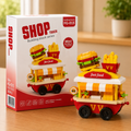 Mini Fast Food Shop Track Blok Yapı Taşı Seti FG-015