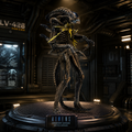 NECA Xenomorph Warrior Battle Damaged - Sinematik poz