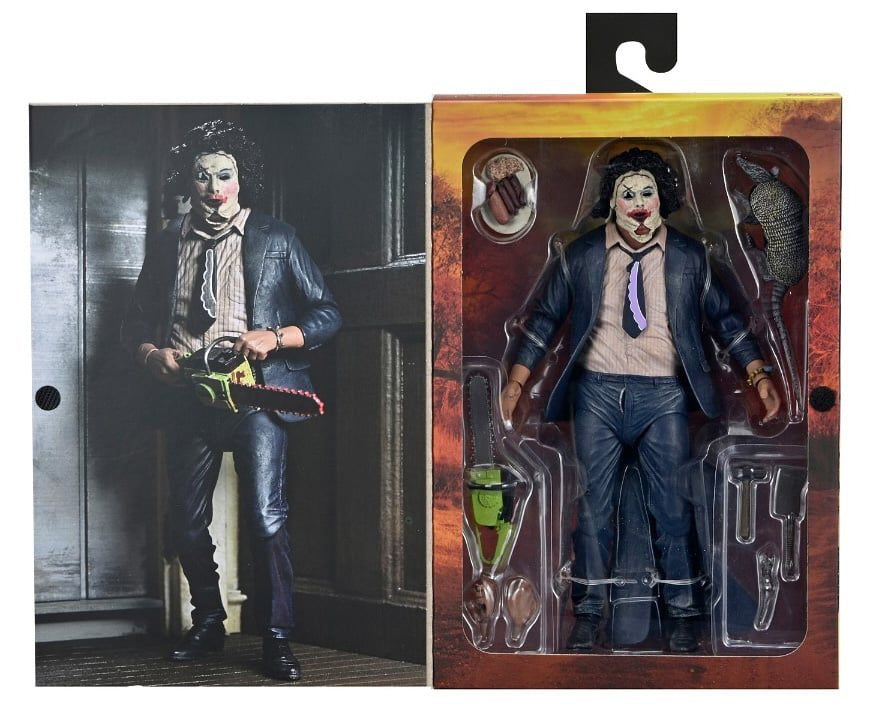 NECA Leatherface Ultimate Action Figure - Kutu açık görünüm