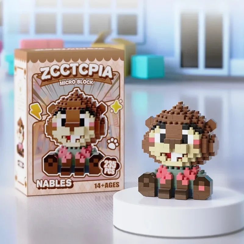 Zootopia Nables mikro blok figürü ve kutusu
